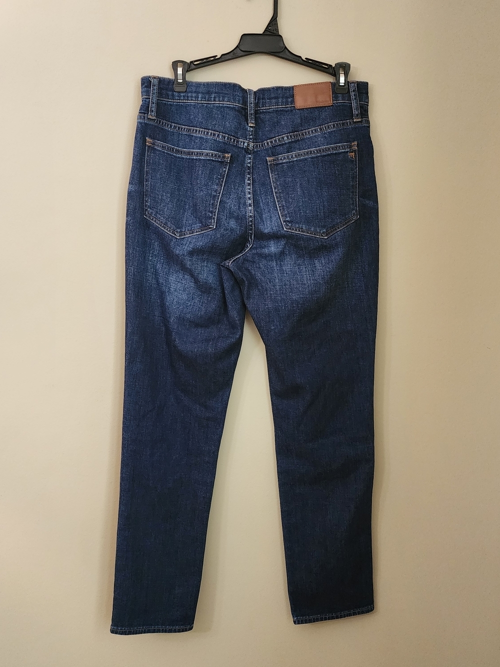Madewell  Slim Boy Jeans Leg Jeans in Dark Blue Wash Women Size 27 - Picture 2 of 6